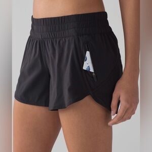 Lululemon Tracker Short V, 4” Inseam, Black, 12